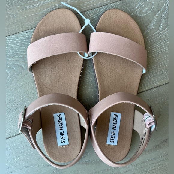 Steve Madden Tesa Slingback Sandal in Blush - Picture 3 of 6